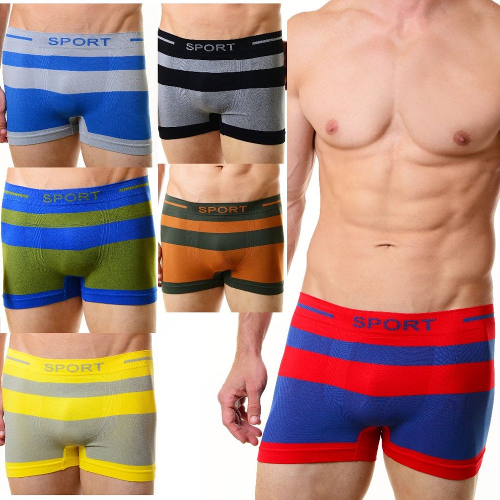 Men's Cayman Seamless Boxer Briefs Underwear